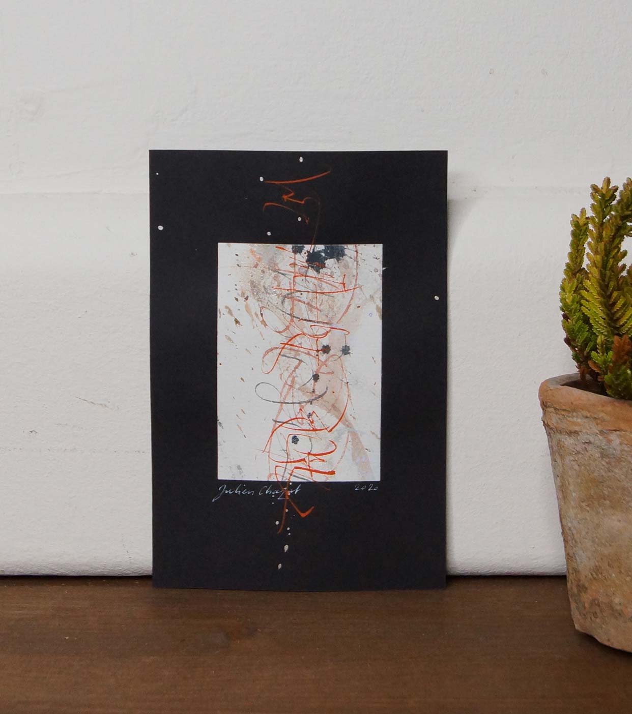 Petits papiers 10 x 15cm - fond noir 12